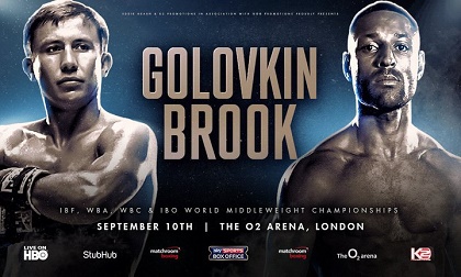 Brook Golovkin Odds